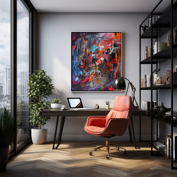 midjourney modern study