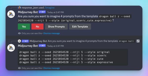 midjourney permutation prompt example